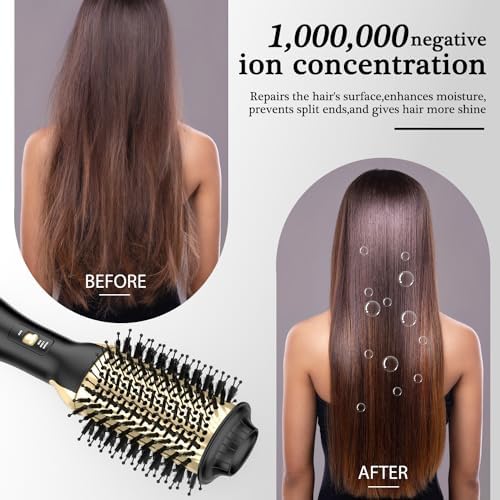Hair Dryer Brush Blow Dryer Brush in One - One-Step Volumizer Styler and Hot Air Brush - Professional Salon Blow Out Brush for All Hair Type