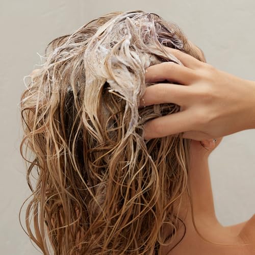 Kristin Ess Hair The One Purple Shampoo - Toning for Blonde Hair, Neutralizes Brass + Yellow Tones, Sulfate Free, 33.8 fl oz