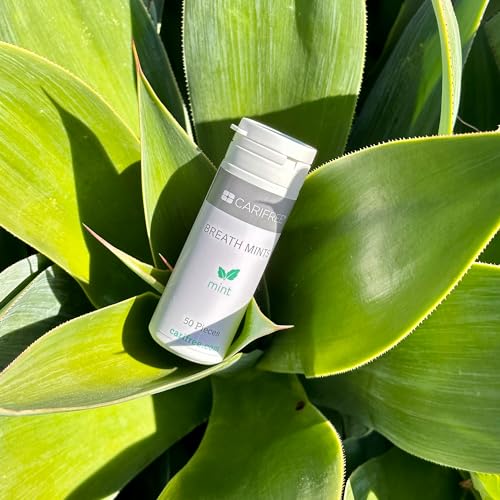 CariFree Breath Mints, Hydroxyapatite and Xylitol, Sugar-Free, pH Elevating, Delicious & Refreshing, Convenient On-The-Go, Travel Size, 6 Tubes Per Box (50 ct. each)