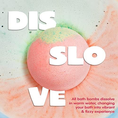 JOYIN Big Bath Bombs for Kids with Mochi Toy, 12 Pack Bubble Bath Bombs with Surprise Toy Inside, Natural Essential Oil SPA Bath Fizzies Set, Party Favors for Boys Girls Birthday Gifts