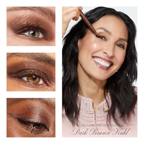 LAURA GELLER NEW YORK The Kajal Collection 3PC Makeup Kit - Kohl Eyeliner Crayon, Mascara & Matte Lip Color - Limited Edition Eye & Lip Makeup Gift Set - Perfect for Mother's Day, Birthday, Gifting