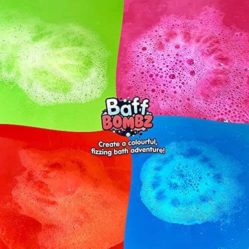 20 x Bath Bombs, Creates a Fizzing, Bath Time Adventure, Bubble Bath Bomb Gift Box, Party Bag Favours, Goody Bag Fillers for Children, Organic & Moisturising, Birthday Gifts for Kids