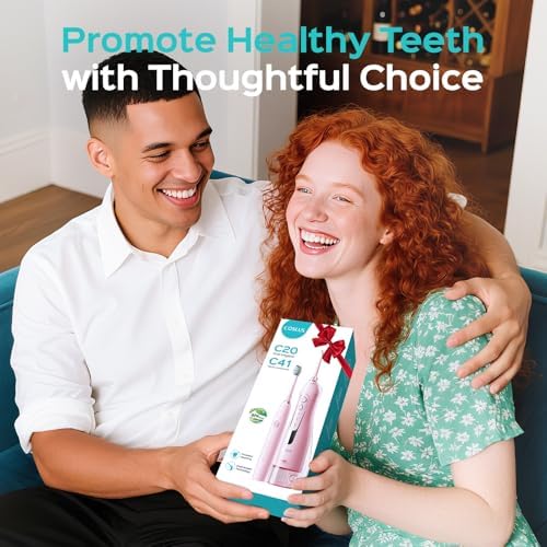 COSLUS Portable Water Flosser with Electric Toothbrush Combo: 2-in-1 Oral Clean Kit for Teeth, Braces, Gums Care - Brushing & Flossing for Adults, Family, Travel Use, BPA-Free, Black, C20 & C41