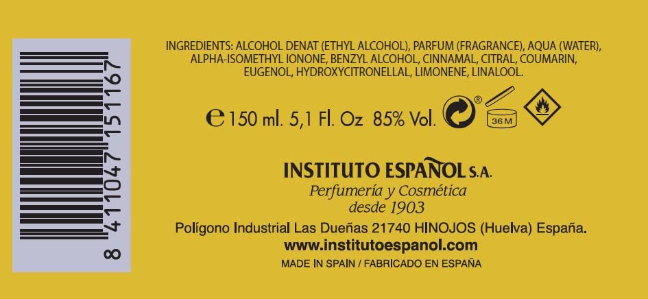 Instituto Espaol Hombre Posseidon Gold Eau de Toilette 150 ml by INSTITUTO ESPAOL