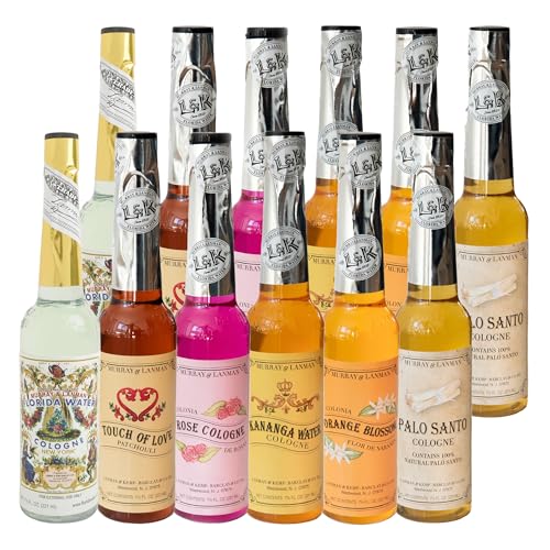 Lanman & Kemp Florida Water Cologne New York, Agua De Florida Mix Set (New York 12 Mix)