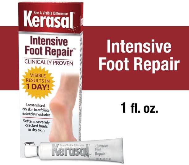Kerasal Intensive Foot Repair Ointment, 30 Grams (1 Ounce) - Pack of 4)