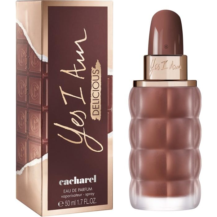 Cacharel Yes I Am Delicious Eau de Parfum Spray Perfume for Women - Green Mandarin, Jasmin Hazelnut & Chocolate Milk Accord Fragrance