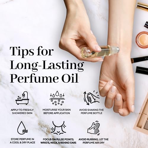 Comparable to White Linen Alcohol-Free Perfume Oil for Men & Women – Long Lasting Fragrance, 98% True-to-Scent, Clean Perfume, Travel Size Roll-On Glass Bottle – 8ml, Floral, Powdery, Green