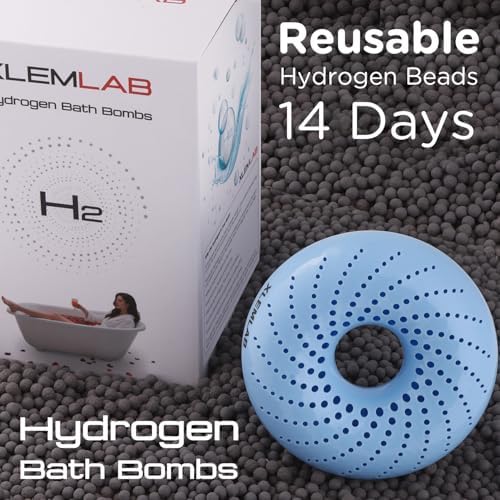 Hydrogen Bath Bombs for Women, Hydrogen Water Tablets for Bath Soak, H2 Water for Face Washing Bathing Spa & Hot Tub, Enhance Skin Hydration Body Relaxation Anti-Aging 4 Packs