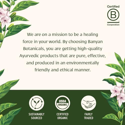 Banyan Botanicals Mint Daily Swish – Organic Ayurvedic Pulling Oil with Coconut Oil – Mouthwash for Fresh Breath and Sparkling Oral Health* – 8 oz – Non GMO Sustainably Sourced Vegan