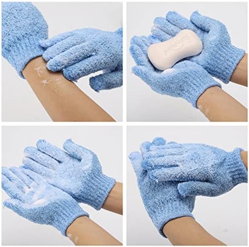 BTYMS 96 Pcs Shower Exfoliating Gloves Hand Exfoliating Glove Body Scrubber Loofah Washing Gloves for Shower, Spa, Massage and Body Scrubs, Dead Skin Cell Remover