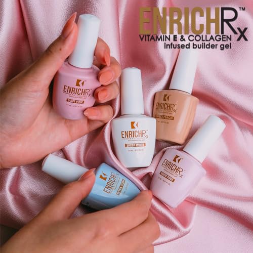 KUPA GelFinity EnrichRx Infused Builder Gel 0.57 fl oz - Ultra Clear