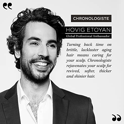 KÉRASTASE Chronologiste Thermique Régénérant Hair Serum, Heat Protectant, Prevents Breakage, Controls Frizz & Protects Against Humidity with Argan Oil for Dry, Fine & Brittle Hair, 5.1 Fl Oz