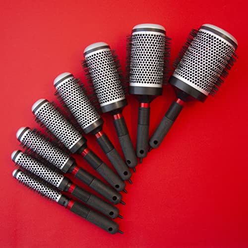 Cricket Technique Thermal Hair Brush #370 1.75” for Blow-Drying, Curling, and Styling – Heat-Retaining Barrel with Anti-Static Tourmaline Bristles, Round Thermal Brush, Ideal for All Hair Types