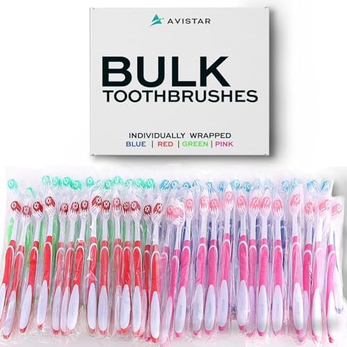 Bulk Toothbrushes Pack - 148 Individually Wrapped Toothbrushes for Travel, Hotels, AirBnB Guests, Relief Missions, and Donations - Disposable Toothbrush Pack for Adults and Kids