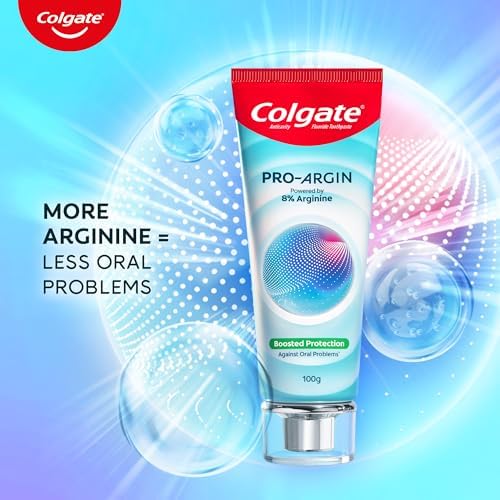 Colgate Pro Argin Toothpaste, 2X Enamel Strength, Boosted Protection Against Sensitivity, Enamel Damage, Oral pH, Cavities (100g/3.5oz)