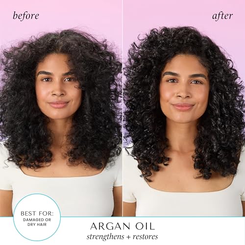 HASK ARGAN Repairing Hair Oil for shine and frizz control for all hair types, color safe, gluten free, sulfate free, paraben free - 2 Hair Oils