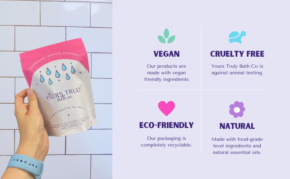 Lemongrass Shower Steamers, Aromatherapy Shower Steamers, Shower Tablets Aromatherapy, Shower Steamers with Essential Oils, Shower Bombs Made in the USA, Stress Relief and Self Care, Self Care Gifts