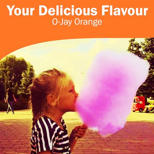 Concession Essentials - GM-Orange Floss-1ct Cotton Candy Floss Sugar Orange -1 Carton