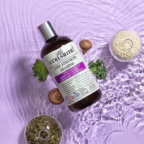 CURLSMITH – Core Strength Shampoo, Gentle Protein-Rich for Frequent Use