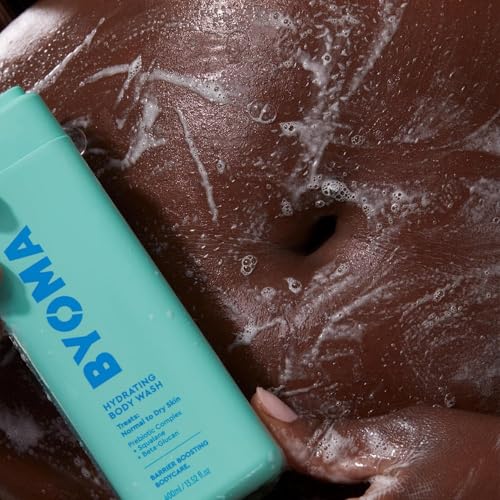 BYOMA Hydrating Body Wash & Lotion Bundle - Moisturizing Duo for Normal to Dry Skin - With Squalane, Tri-Ceramide Complex, Shea Butter & Beta Glucan - Cleanse, Soothe & Strengthen Skin Barrier