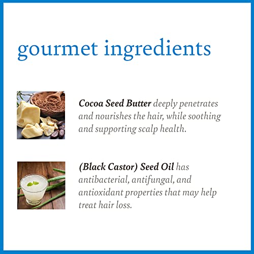 Camille Rose Black Castor Oil & Chebe Repair, Pure Hair Strengthening Oil for Shine, Growth & Strength, for all Hair Types, 2 fl oz