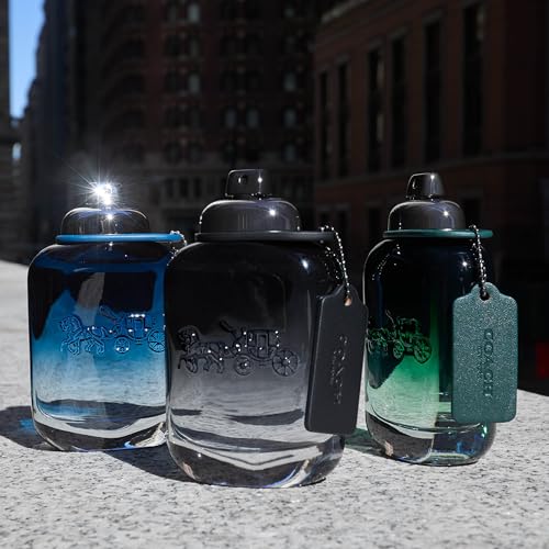 Coach for Men 3 Piece Eau de Toilette Gift Set (Eau de Toilette Spray, Perfumed Shower Gel, Travel Spray)