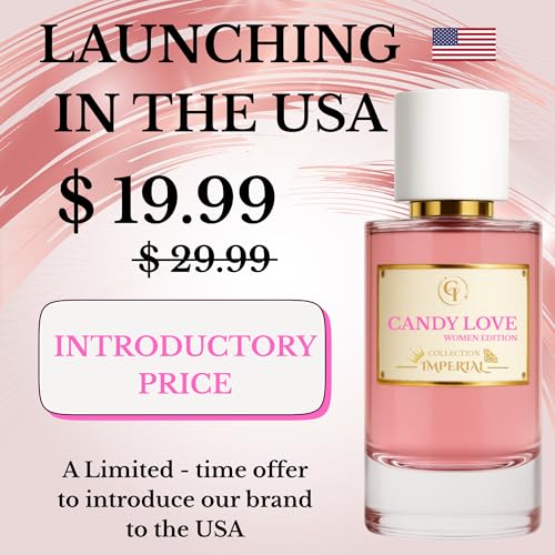 Candy Love Perfume for Women – Sweet & Addictive Vanilla Caramel Scent – Long Lasting French Extrait de Parfum – Luxury Gift Box Presentation – 1.7 FL OZ