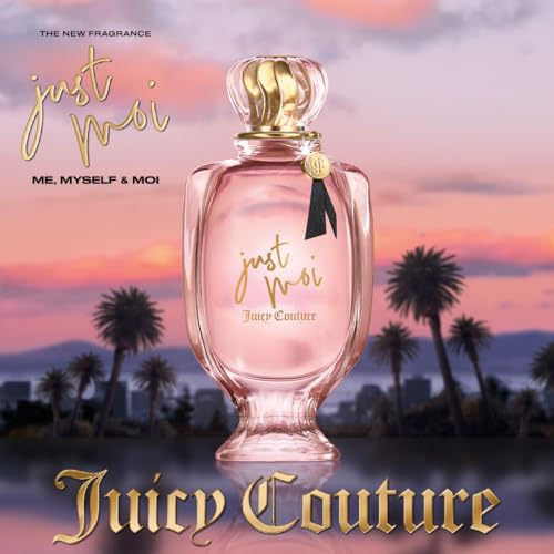 Juicy Couture Just Moi Eau de Parfum Spray for Women, Amber Vanilla Perfume with Cacao Blossom, Magnolia & Musk, Long-Lasting Scent