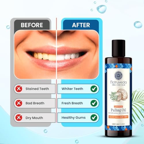 Coconut Oil Pulling Mouthwash – 20 oz (Pack of 2), Extra Virgin Coconut Oil, Mint Fresh, Oil Pulling for Teeth, Natural Mouthwash, Teeth Whitening, Oral Rinse, Ayurvedic Pulling Oil