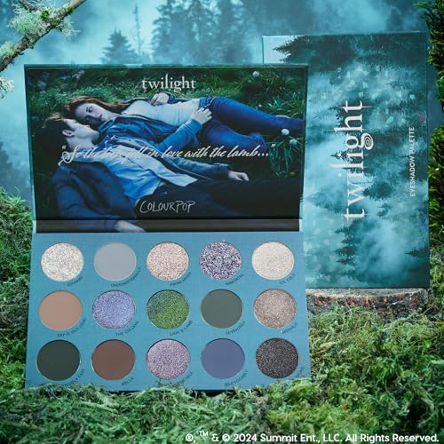 ColourPop Twilight Eyeshadow Palette - Limited Edition Palette with Metallic and Matte Finishes - High-Pigment Eye Makeup with a Long-Wearing Formula (0.3 oz)