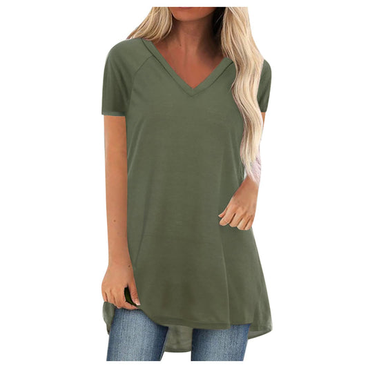 Aniywn Women's Plus Size Sweatshirt Tops Ladies Baggy Long Sleeve Thin Solid/Printing Pullover Blouse T Shirts