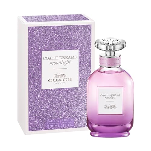 Coach Dreams Moonlight Eau de Parfum - Long Lasting Fragrance with notes of Bergamot, Floral Bouquet & Sweet Tonka Beans - Floral & Amber - 2.0 fl. oz