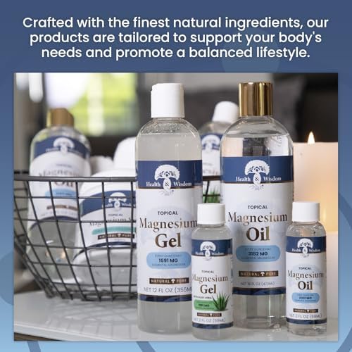 Health and Wisdom Magnesium Bath Salt - Magnesium Chloride Flakes for Bath Soak, 4X Epsom Salt Concentration, Unscented Formula, Dead Sea Sourced, Resealable Bag, Zero Additives - 88 Ounces