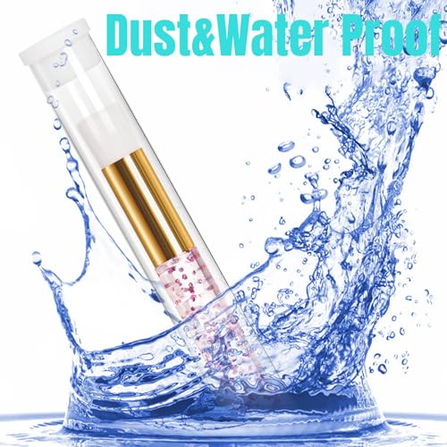 Hiceeden 60PCS Lash Shampoo Brushes Set, Glitter Crystal Eyelash Extension Cleaner Brushes, Nose Pore Deep Cleaning Brush, Blackhead Remover Lash Extension Brushes, Pink (30pcs Brush and 30pcs Tube)