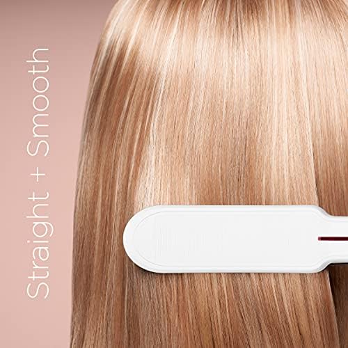 Conair Double Ceramic Flat Iron, 1 1/2-inch , White