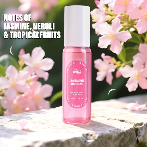 Body Mist, Spray for Women, Hair & Body Mist Fragrance, Travel Size Gift Set, Assorted Scents, 4 Pack (8.4 oz)