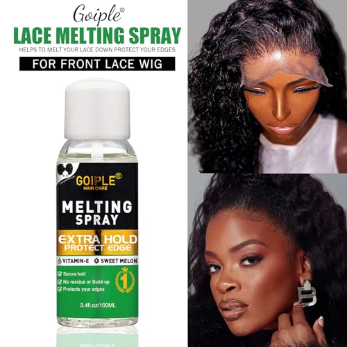 Lace Melting Spray for Glueless Wigs - Essentials Kit with Lace Front Wig Glue & Remover