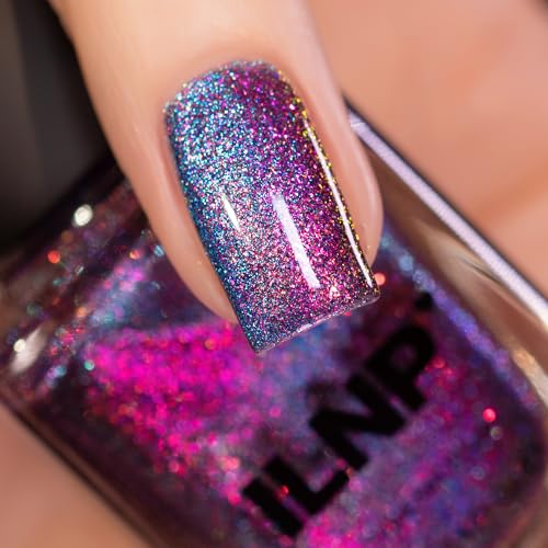 ILNP Flip Side - Pink to Blue Magnetic Shimmer Nail Polish - Vegan, Cruelty Free, Non Toxic