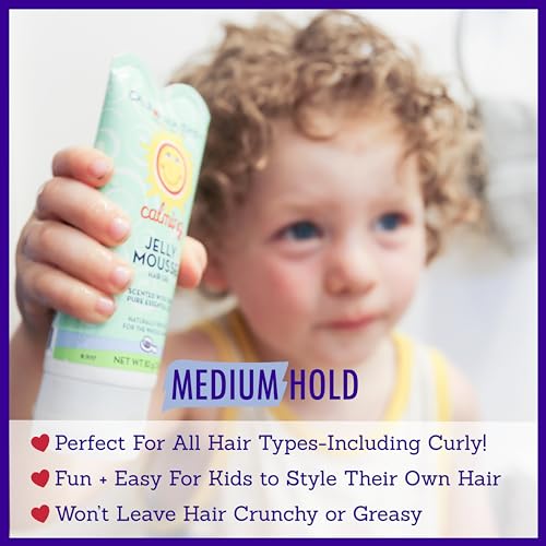 California Baby Calming Hair Gel for Kids | 100% Plant-Based Baby Hair Gel | Medium-Hold | Lavender Scent | Hypoallergenic| 82 g / 2.9 oz.