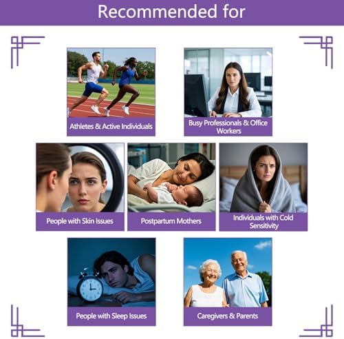 Chinese Herbal Bath Soak with Epsom Salt & Lavender, for Soothing Relief, Energy Rebalance & Stress Detox, Better Sleep– 5 Sachets (3.5 oz Each)