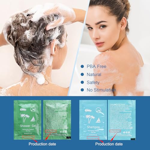 Bulk Hygiene Kits for Homeless,Disposable Toothbrushes with Toothpaste and Comb for Homeless Individually Wrapped，Basic Toiletry Kits Travel Size Shampoo And Body Wash For Hotel,Air Bnb Charity(20)