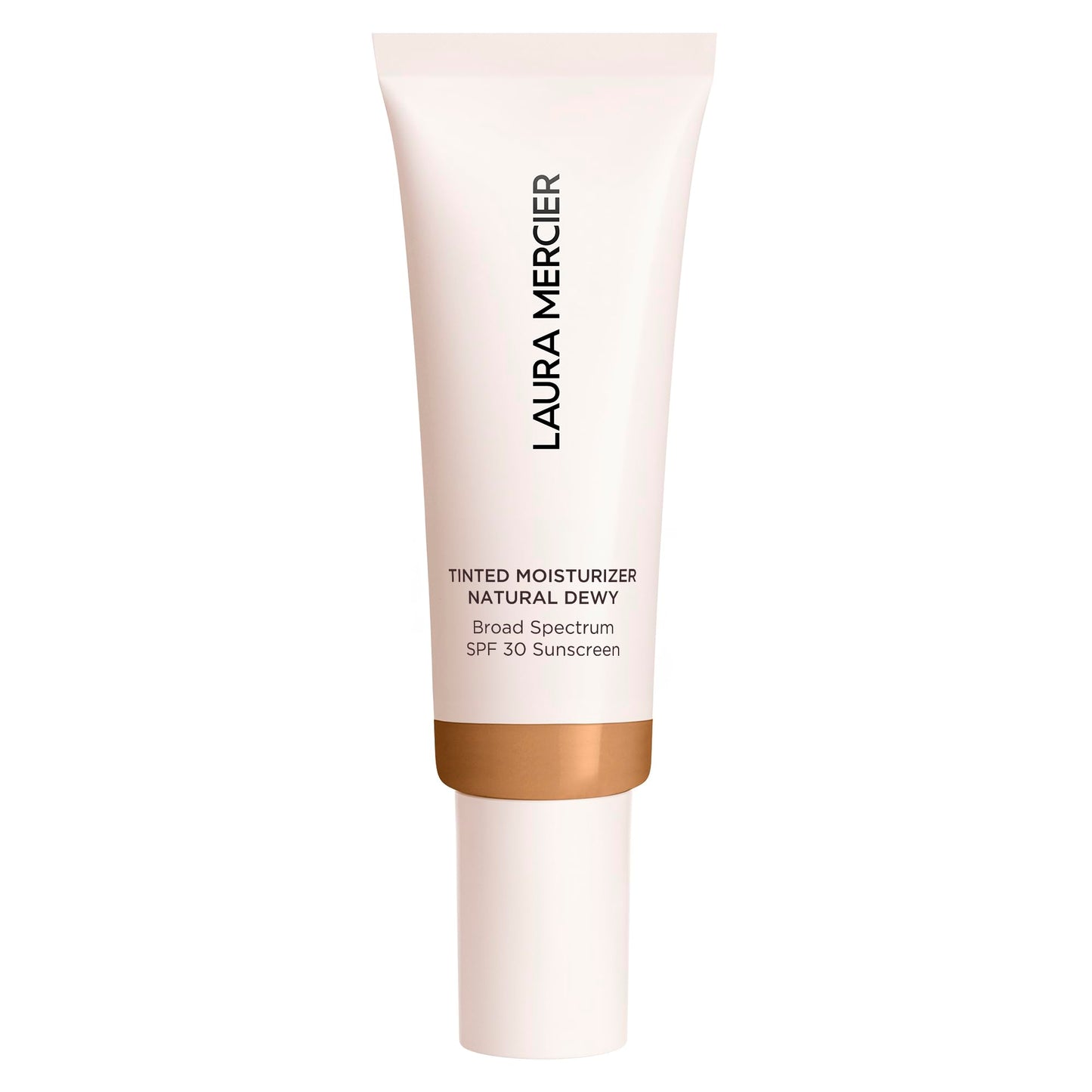 Laura Mercier Tinted Moisturizer Natural Dewy with SPF 30: 24HR+ Hydration, Long Lasting, Sheer to Light, Buildable Coverage, Dewy Finish, Improve Skin Tone and Texture, Skin Tint, Teak