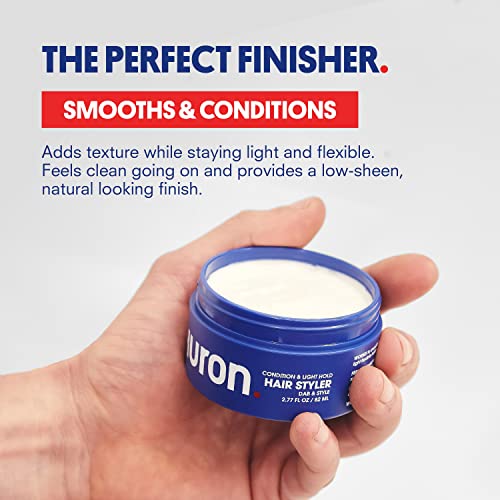 Huron - Men's Versatile Grooming Cream with Light Hold & Matte Finish. Fresh, Clean Scent. 100% Vegan. 2.7 oz.