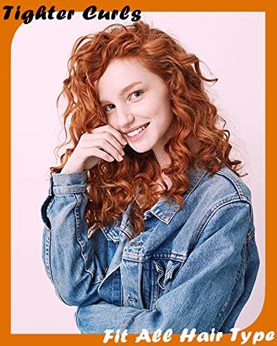 Ceramic Curling Iron, 3/4 Inch Barrel, Digital Temp Control, Fast Heat Up, 7 Adjustable Temperatures, 60 Min Auto Shut Off