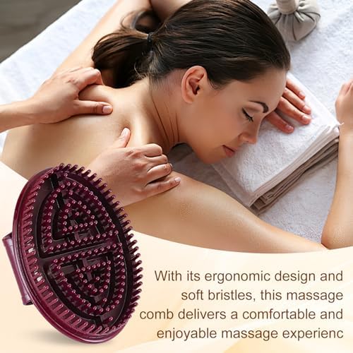 2PCS Meridian Brush Massage Brush, Beauty Salon Professional Custom Meridian Brush, Full Bodys Relaxation Comb Massage Tools
