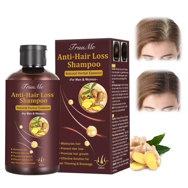 Hair Growth Shampoo - Anti-Thinning, Thickening Shampoo for Hair Loss & Grow Hair Fast for Men & Women, 220ML