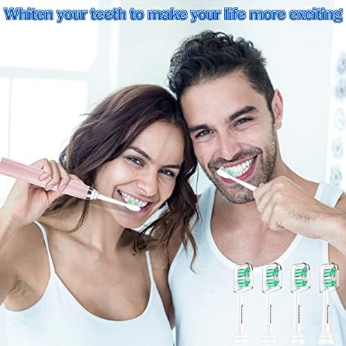 Aoremon Replacement Heads for Sonicare - Toothbrush Heads Compatible with Philips Sonicare Snap-on Electric Toothbrush (White),8 Pcs