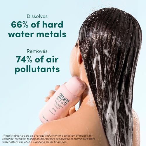 Coco and Eve Clarifying Detox Shampoo. Remove Hard Water & Product Build Up. With Hibiscus Cider Vinegar to Detox Scalp. Color Safe & Non-Stripping. (280 ml)