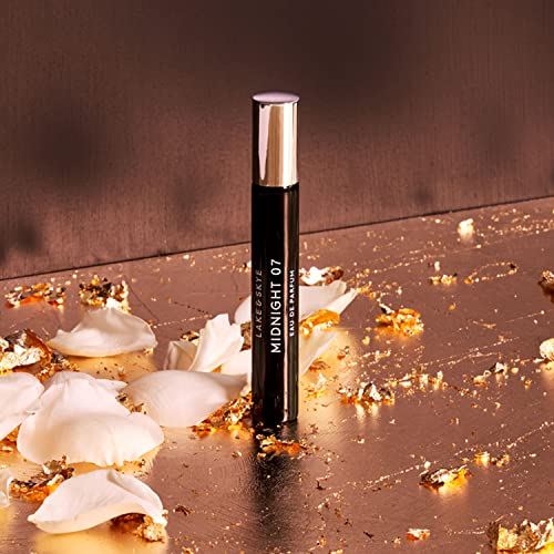 Lake & Skye Midnight 07 Eau de Parfum Spray, Long Lasting Fragrance, 0.5 fl oz (15 ml) - Alluring, Mysterious, Fruity Scent